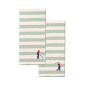 Barra napkin with retro sportsmen - Torres Novas