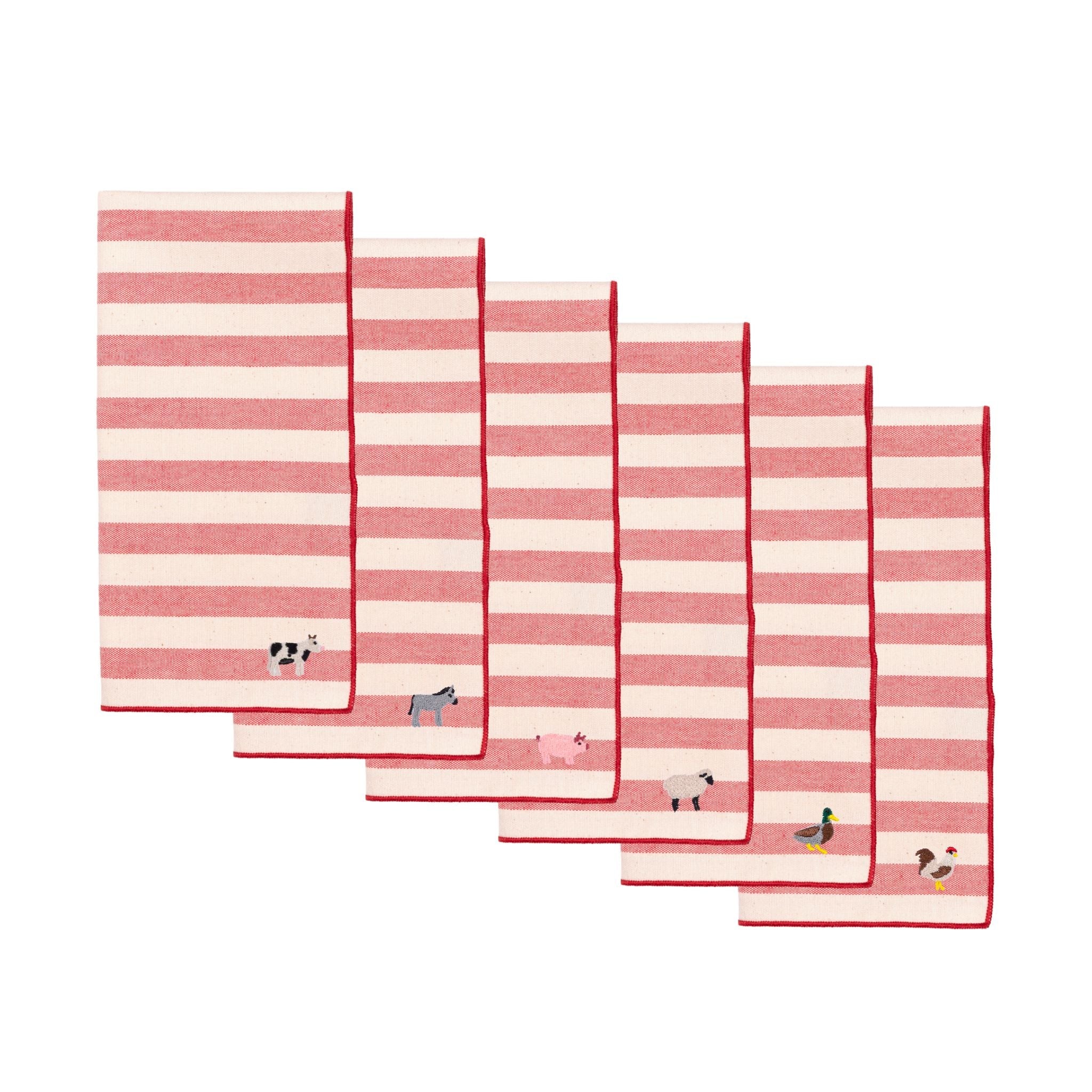 Barra napkins with farm embroidery - Torres Novas