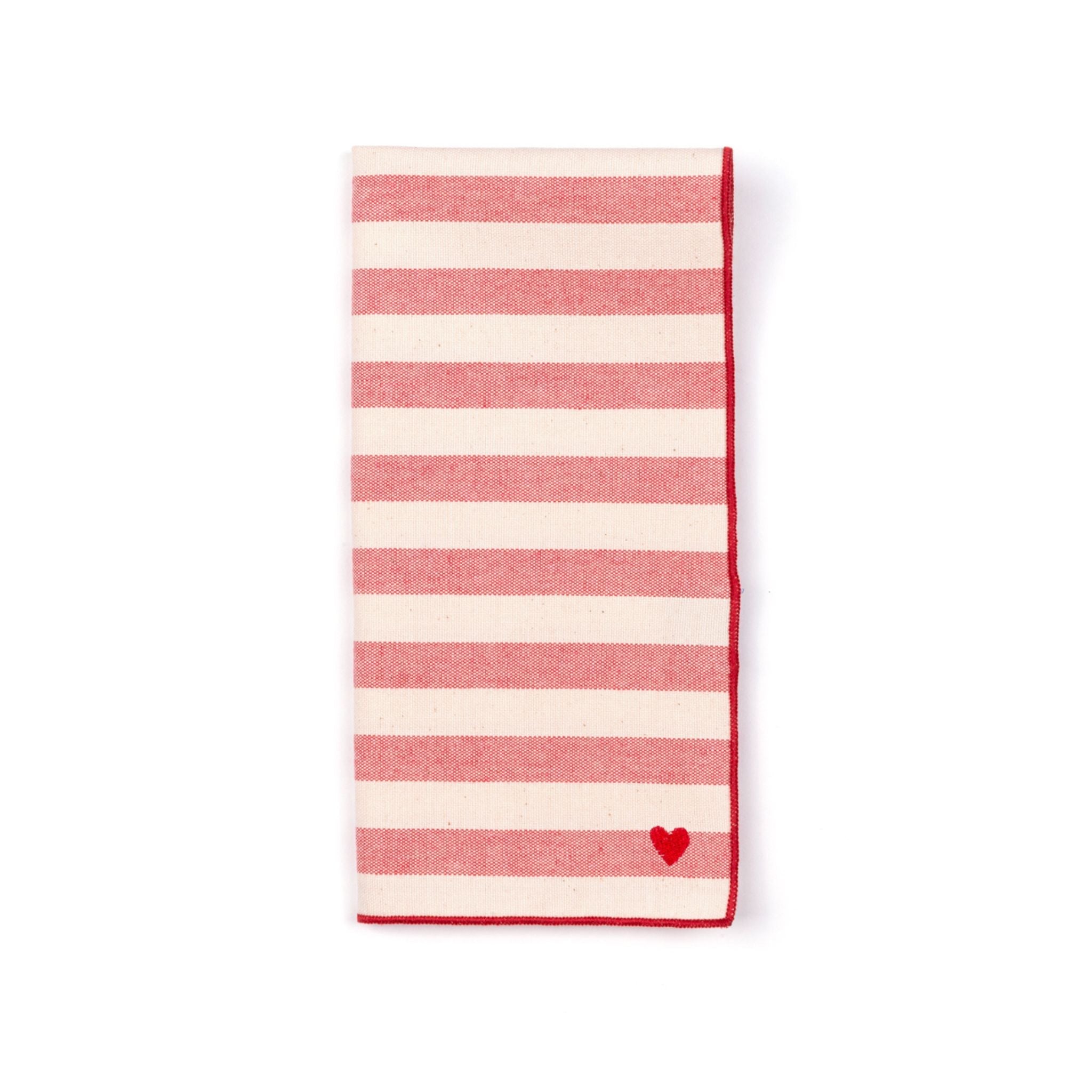 Barra Napkins with heart embroidery - Torres Novas