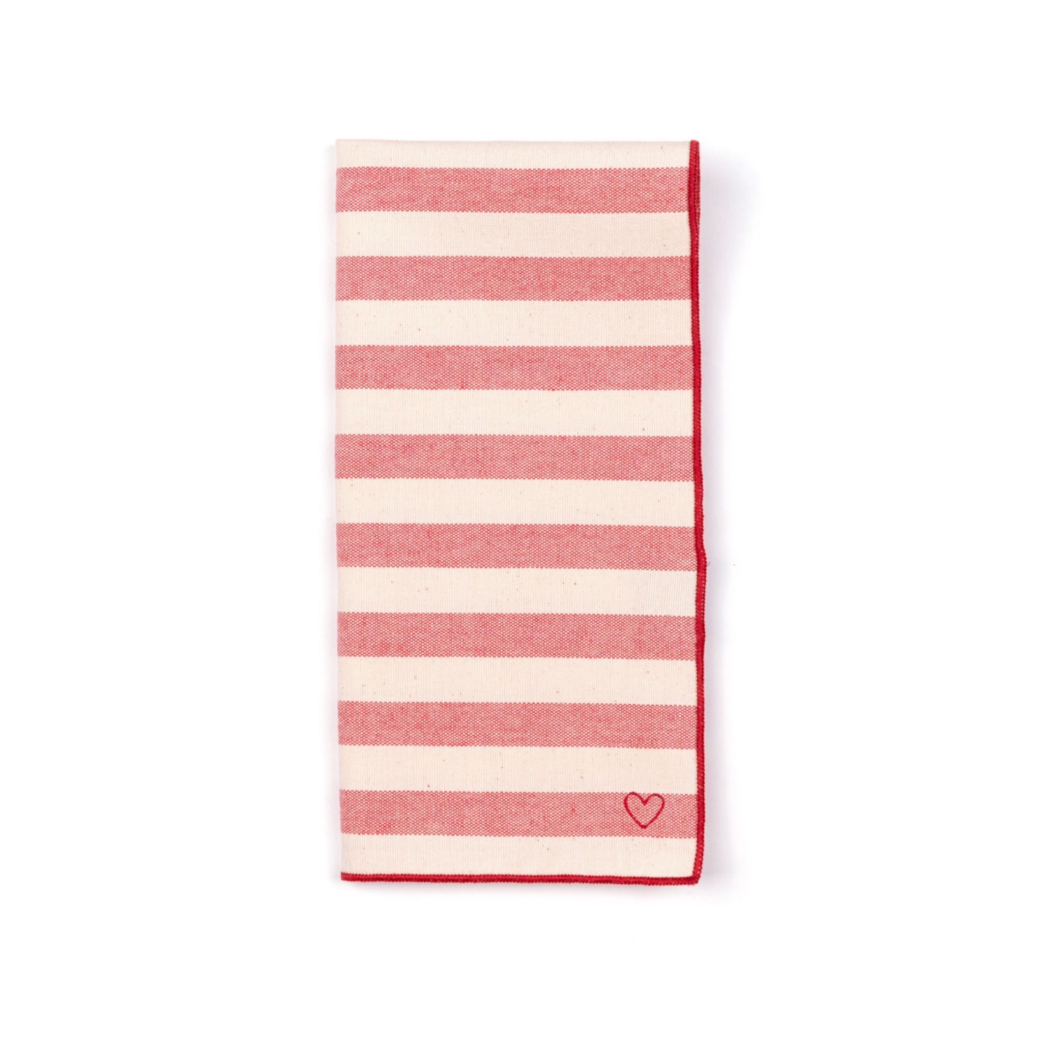 Barra Napkins with heart embroidery - Torres Novas