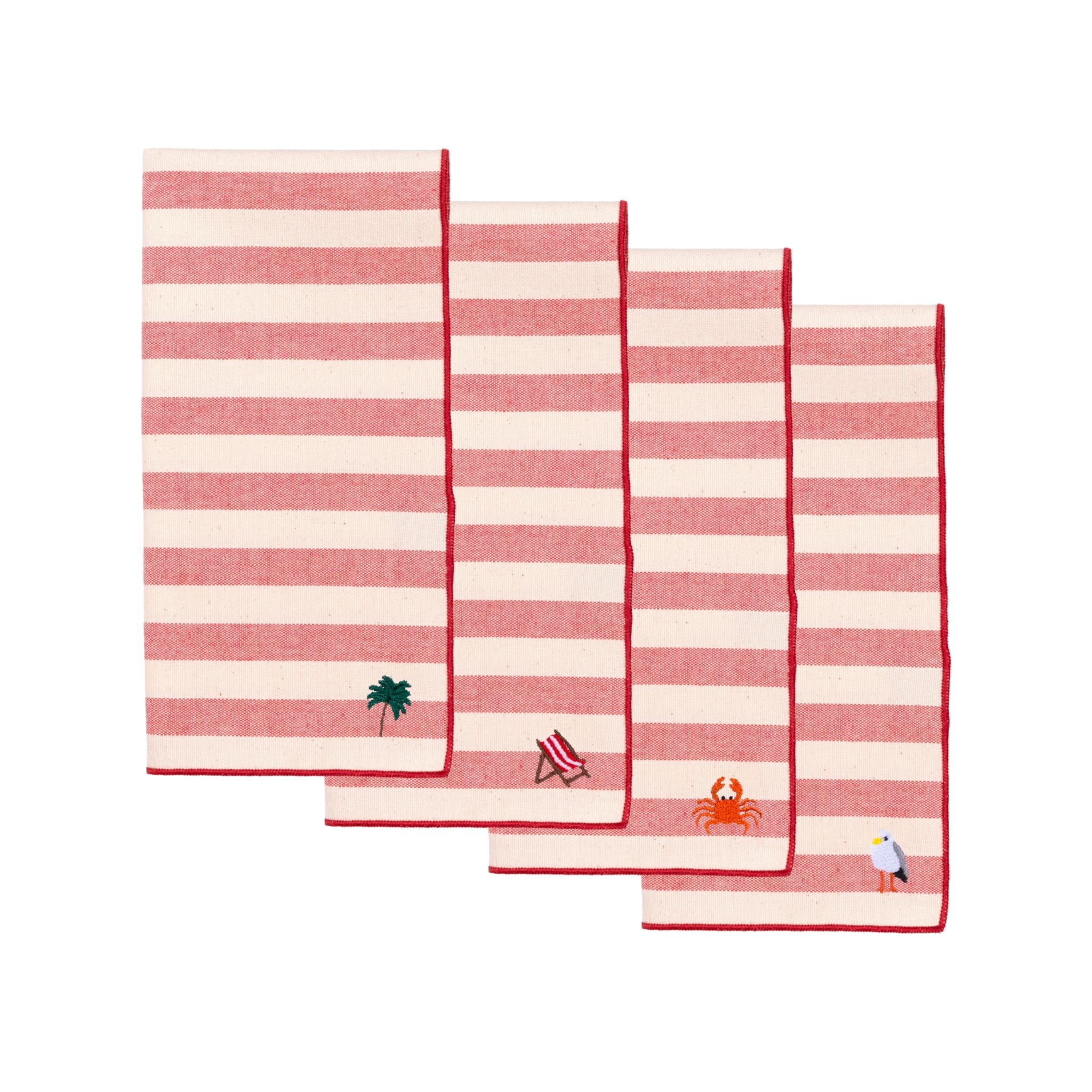 Barra Napkins with summer embroidery - Torres Novas