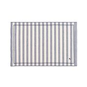 Barra cotton table linen with embroidered retro sports motifs