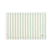 Barra cotton table linen with embroidered small Christmas motifs