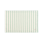 Barra cotton table linen with embroidered hearts