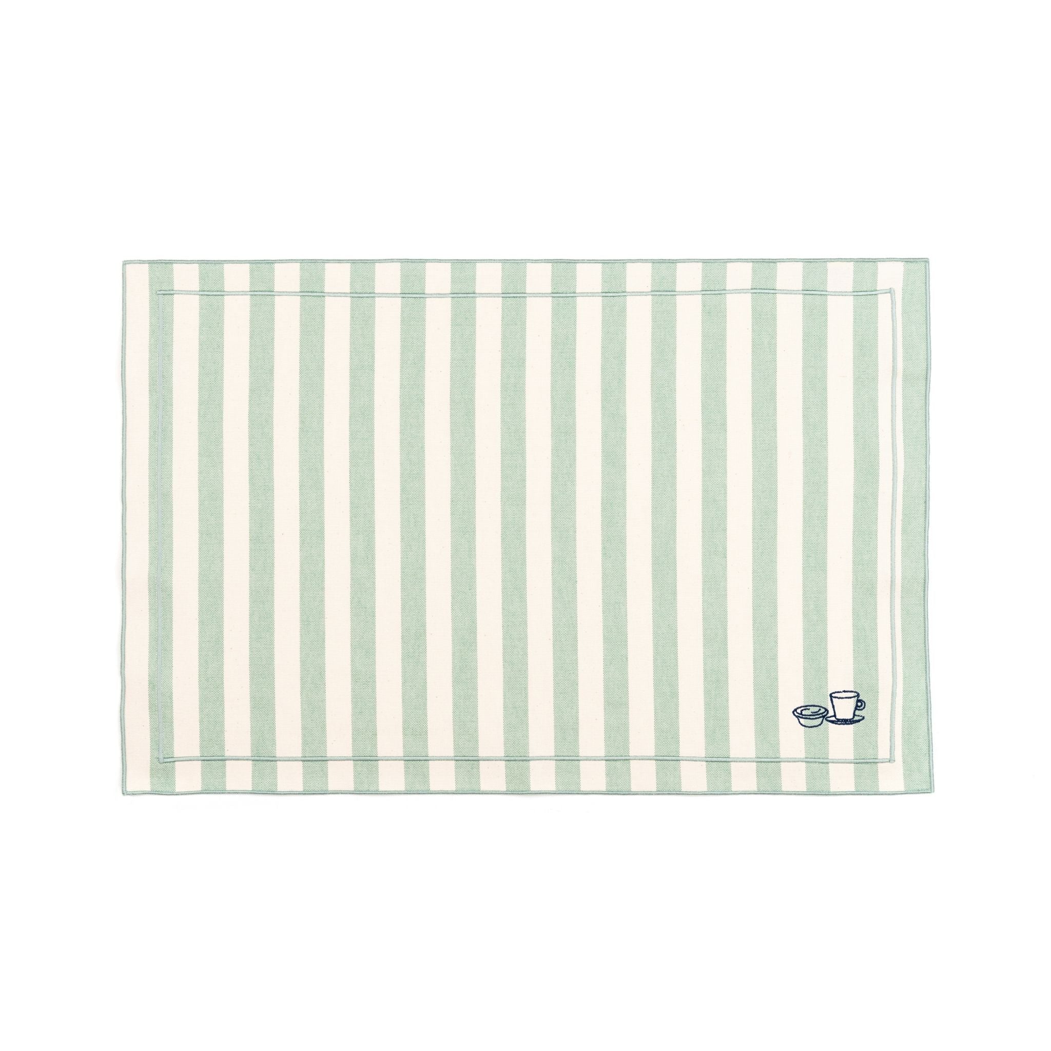 Barra cotton table linen with embroidered Portugal-inspired motifs