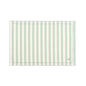 Barra cotton table linen with embroidered retro sports motifs