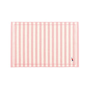 Barra cotton table linen with embroidered retro sports motifs