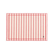 Barra cotton table linen with embroidered small Christmas motifs