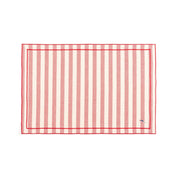 Barra cotton table linen with embroidered retro sports motifs