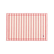 Barra cotton table linen with embroidered retro sports motifs