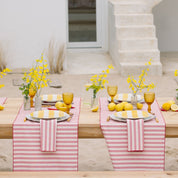 Red Barra Table Linen