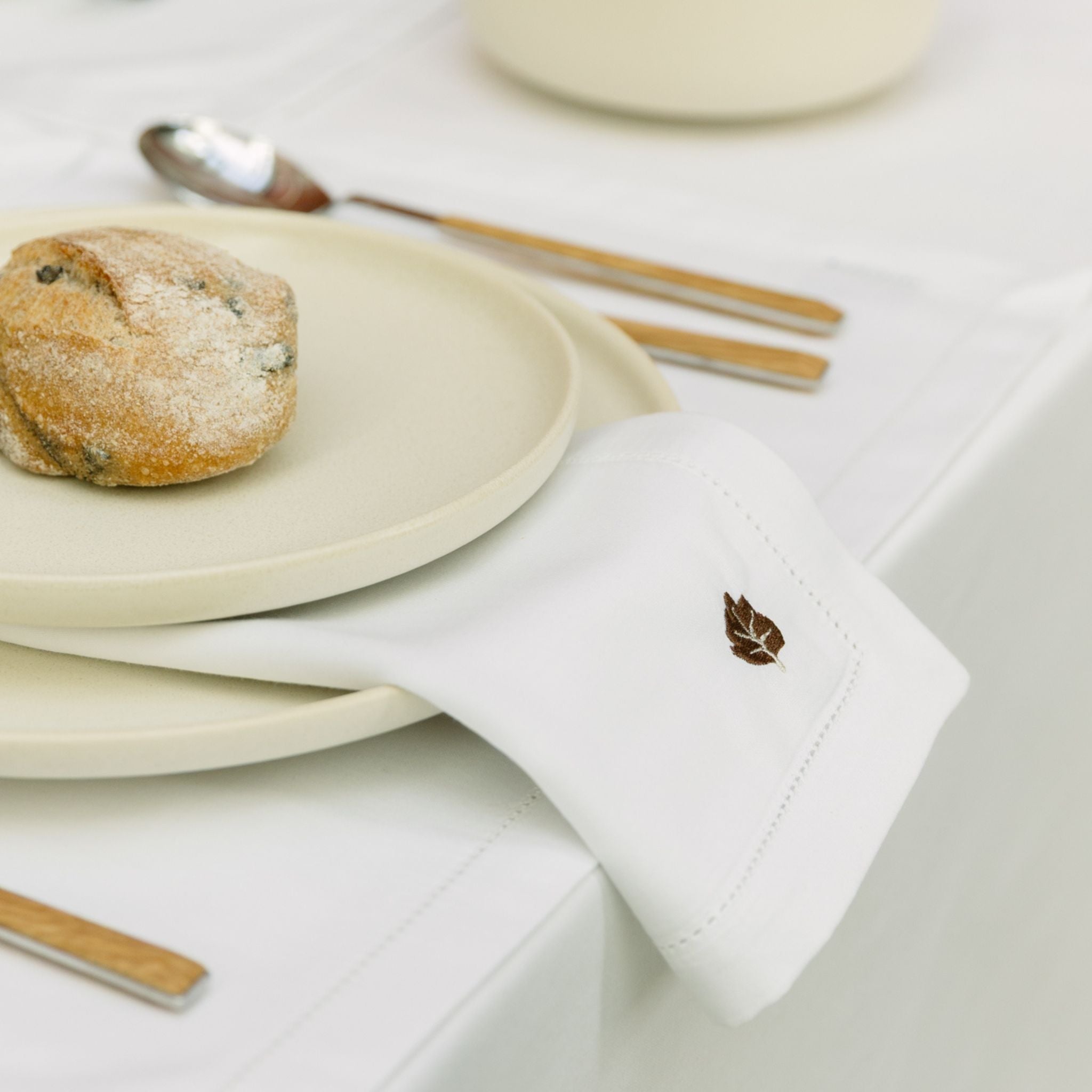 Mafra cotton napkins with autumn embroidery - Torres Novas