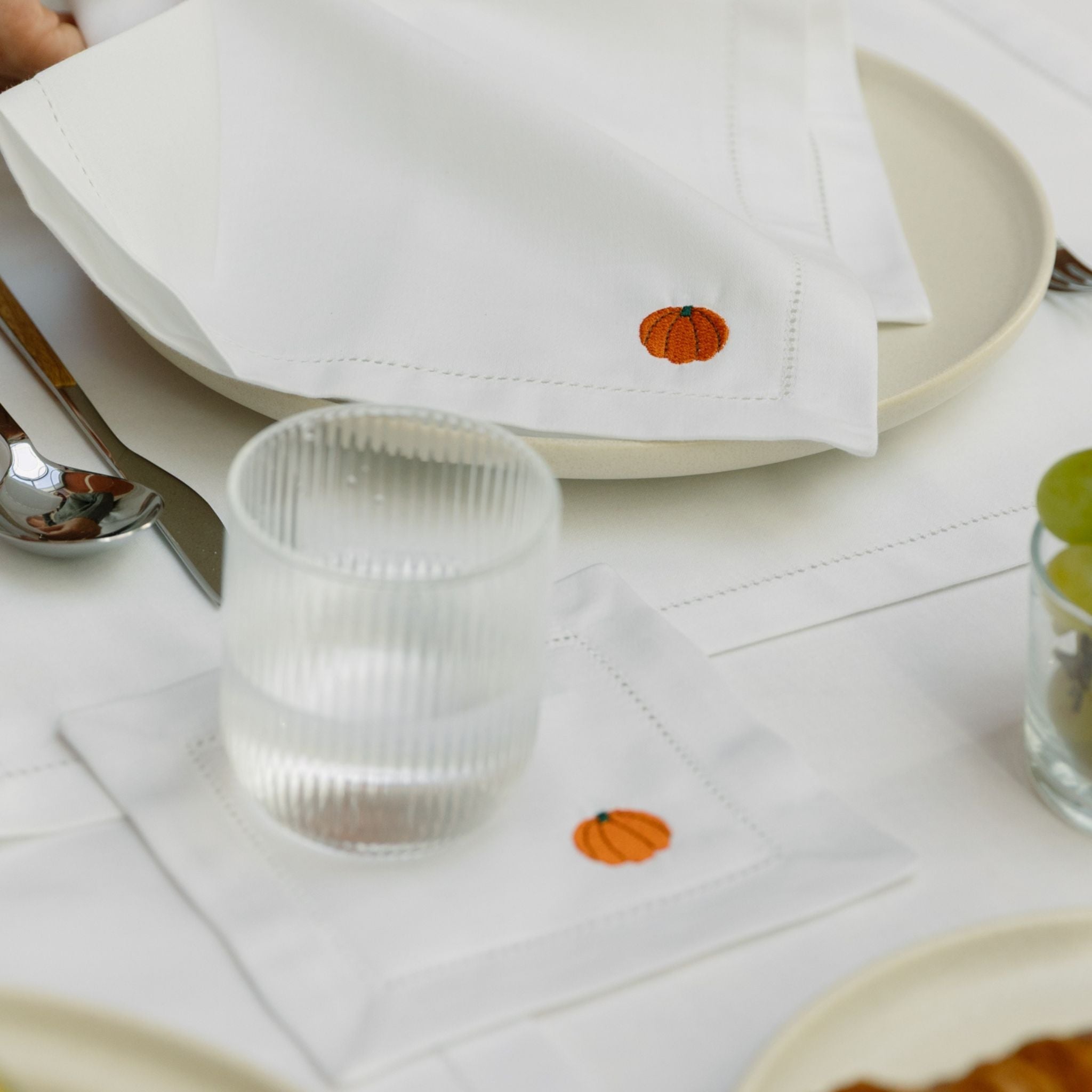 Mafra cotton napkins with autumn embroidery - Torres Novas