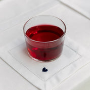 Mafra cotton table linen with heart embroidery - Torres Novas