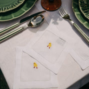 Mafra linen napkin and placemat with easter embroidery - Torres Novas