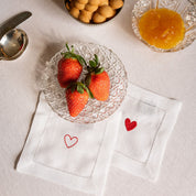 Mafra linen with heart embroidery - Torres Novas