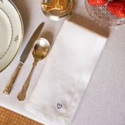 Mafra linen with heart embroidery - Torres Novas