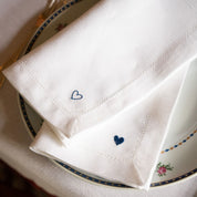 Mafra linen with heart embroidery - Torres Novas