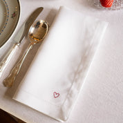 Mafra linen with heart embroidery - Torres Novas