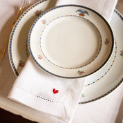 Mafra linen with heart embroidery - Torres Novas