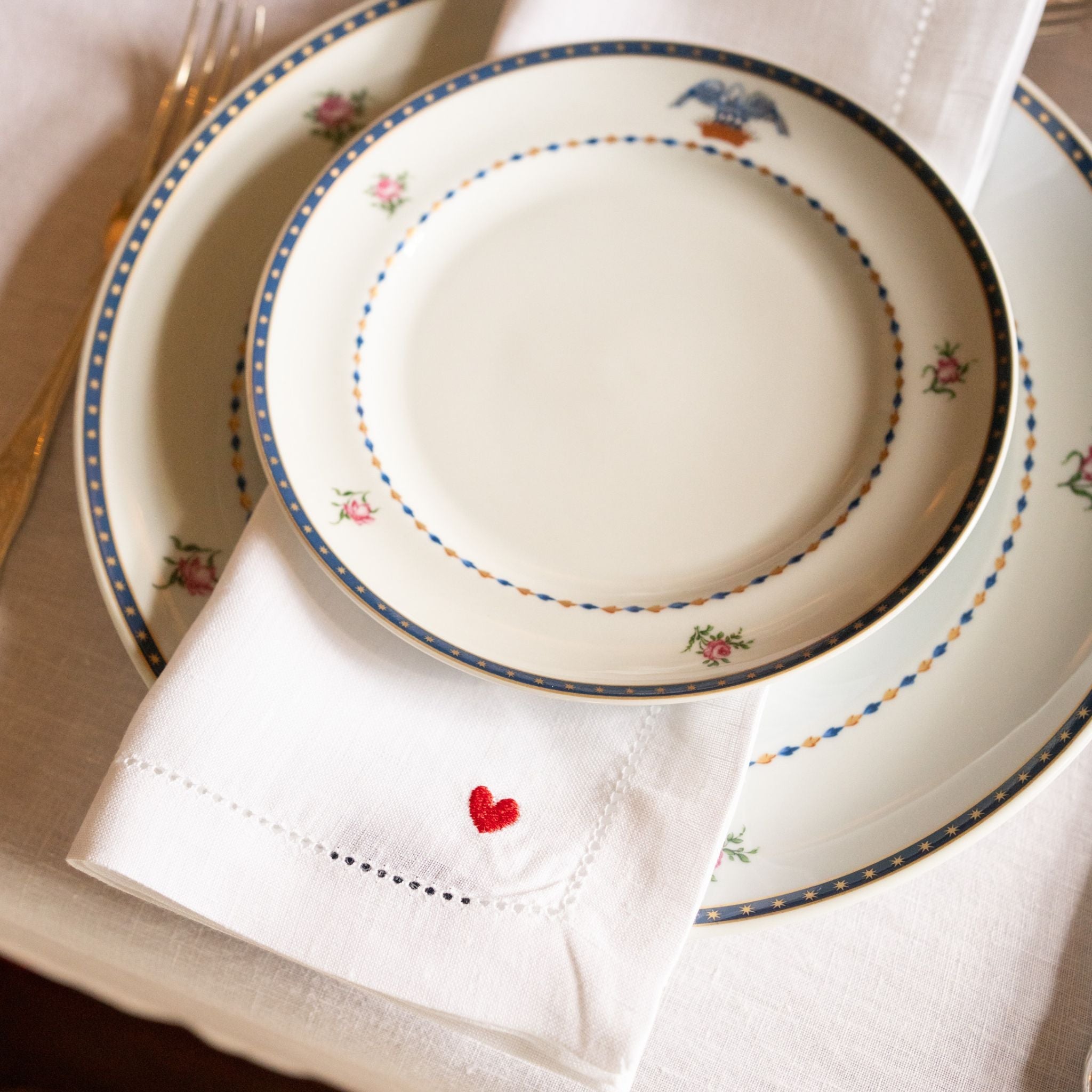 Mafra linen with heart embroidery - Torres Novas