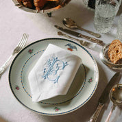 Mafra cotton letter embroidery napkins - Torres Novas