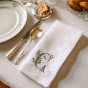 Mafra cotton letter embroidery napkins - Torres Novas