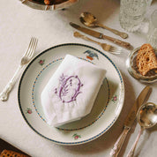 Mafra cotton letter embroidery napkins - Torres Novas