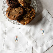 Mafra napkin with retro sportsmen
