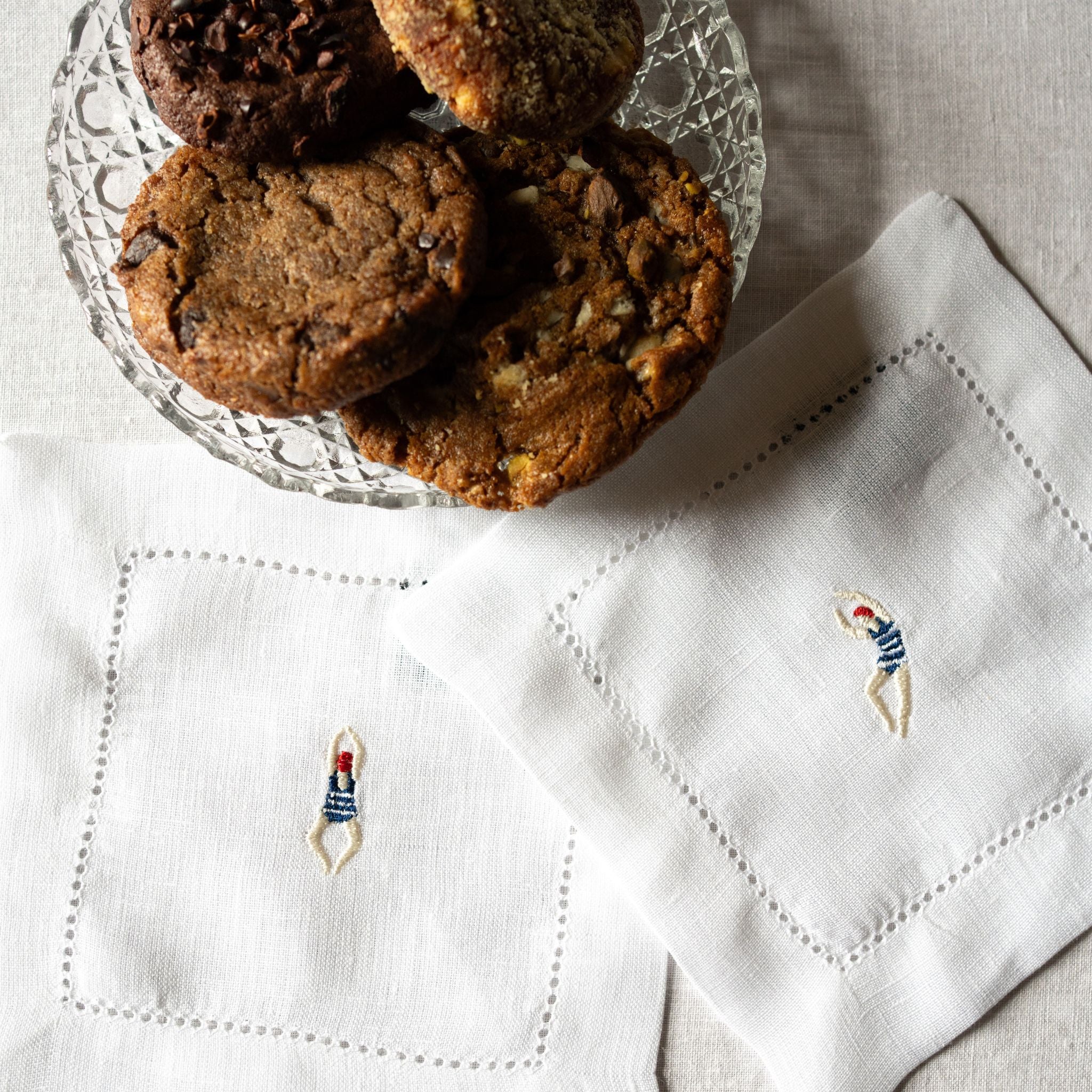 Mafra napkin with retro sportsmen