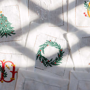 Mafra table linen with Christmas embroidery
