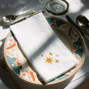 Mafra linen with stars embroidery - Torres Novas