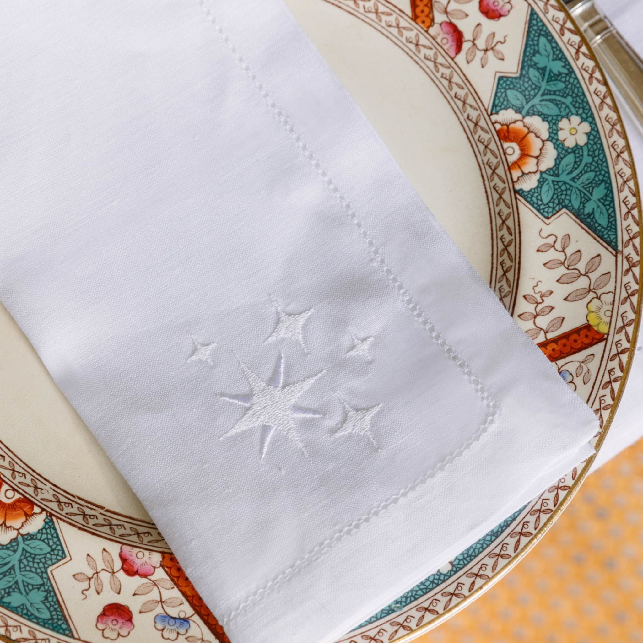Mafra linen with stars embroidery - Torres Novas