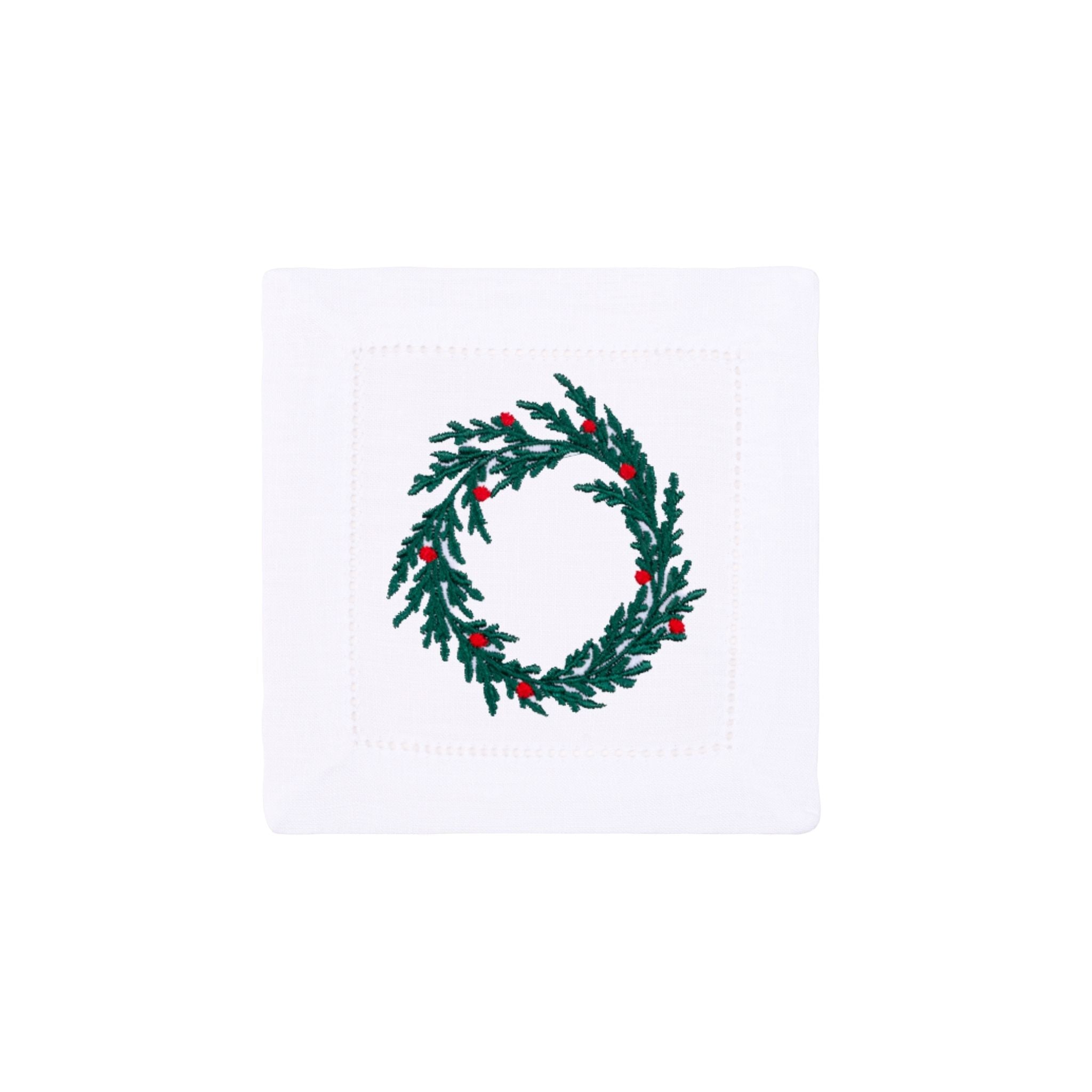 Mafra linen with christmas tree and wreath embroidery - Torres Novas