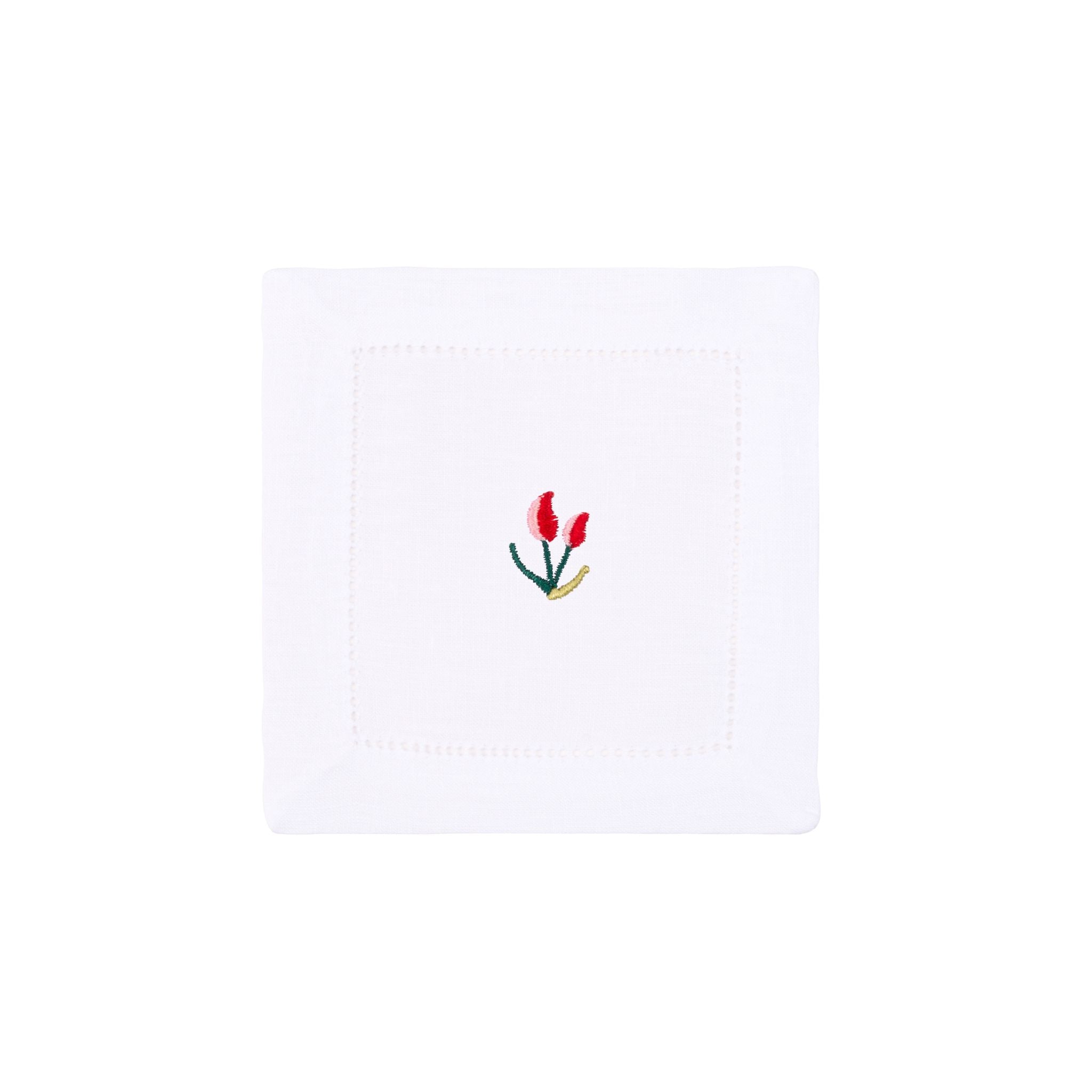 Mafra cotton napkins with flower embroidery - Torres Novas