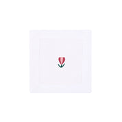 Mafra cotton napkins with flower embroidery - Torres Novas