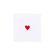 Mafra cotton table linen with heart embroidery - Torres Novas