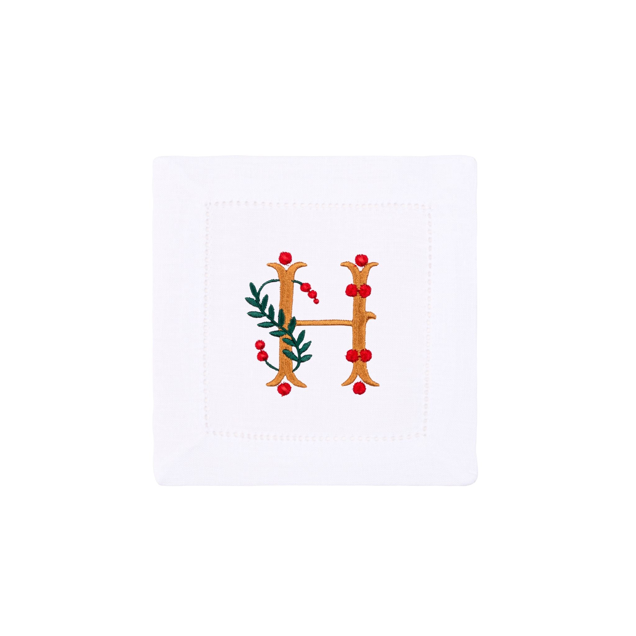 Mafra cotton letter embroidery napkins - Torres Novas