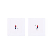 Mafra cotton napkins with retro embroidery - Torres Novas