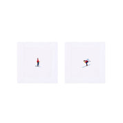 Mafra cotton napkins with retro embroidery - Torres Novas