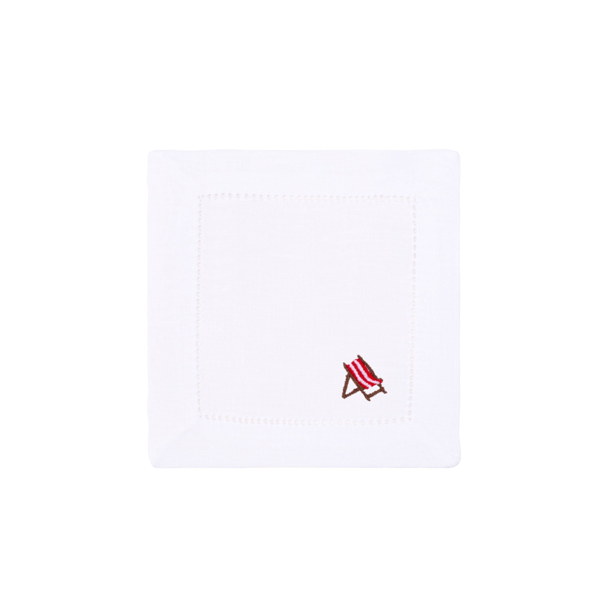 Mafra linen Napkins with summer embroidery - Torres Novas