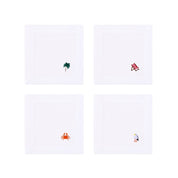 Mafra cotton napkins with summer embroidery - Torres Novas