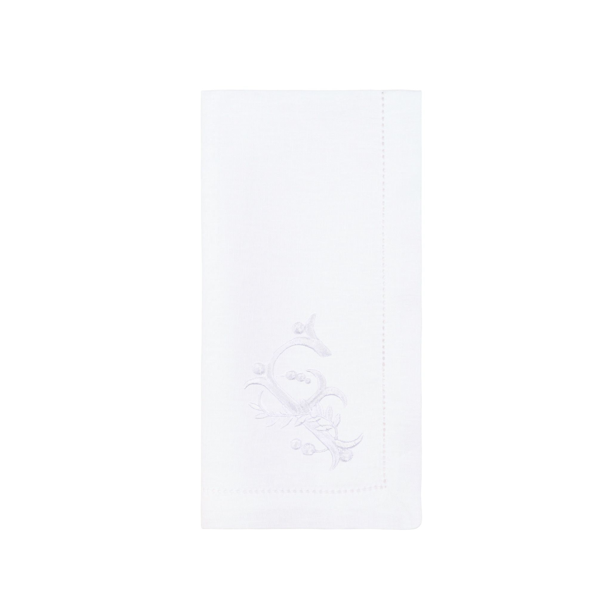 Mafra cotton letter embroidery napkins - Torres Novas