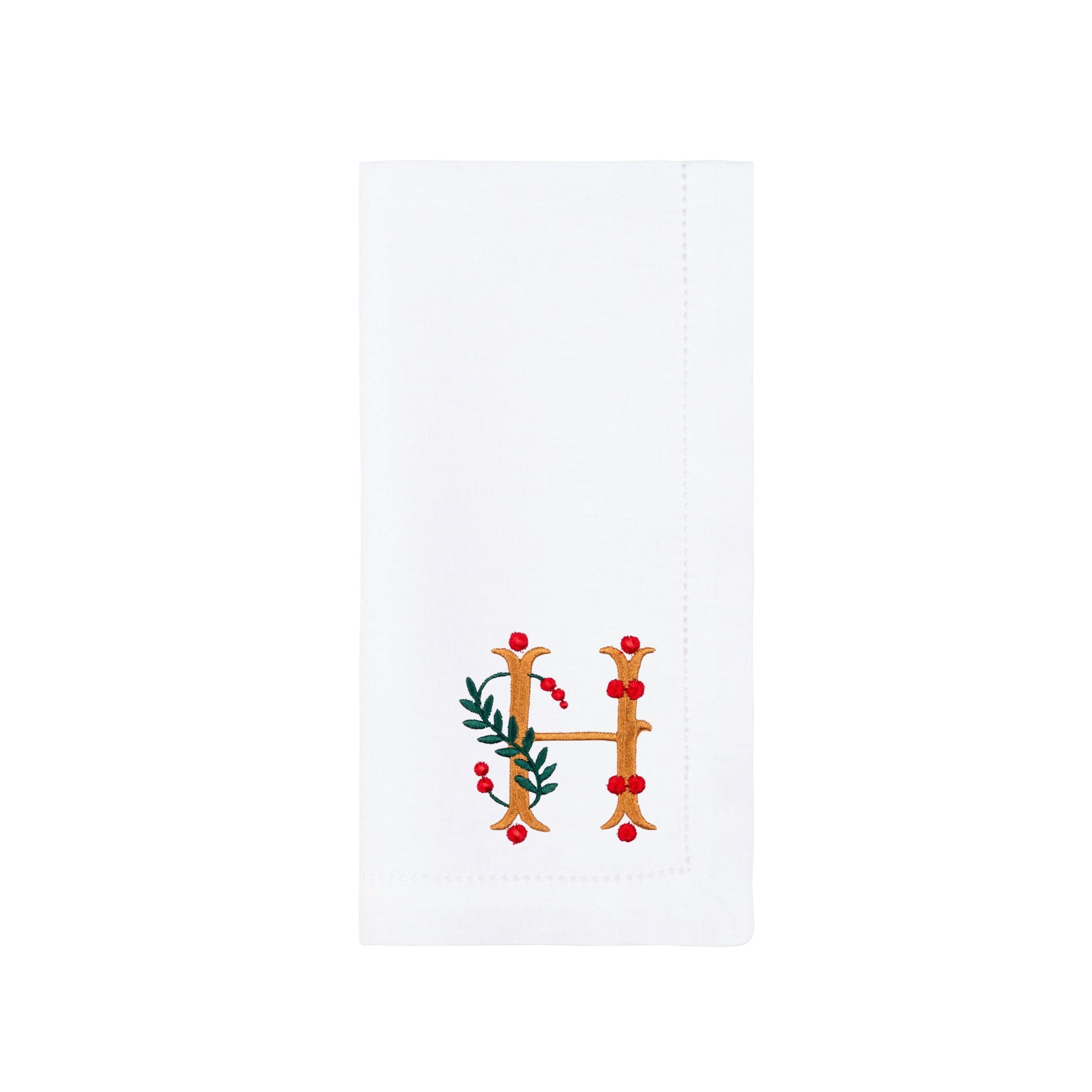 Mafra cotton letter embroidery napkins - Torres Novas