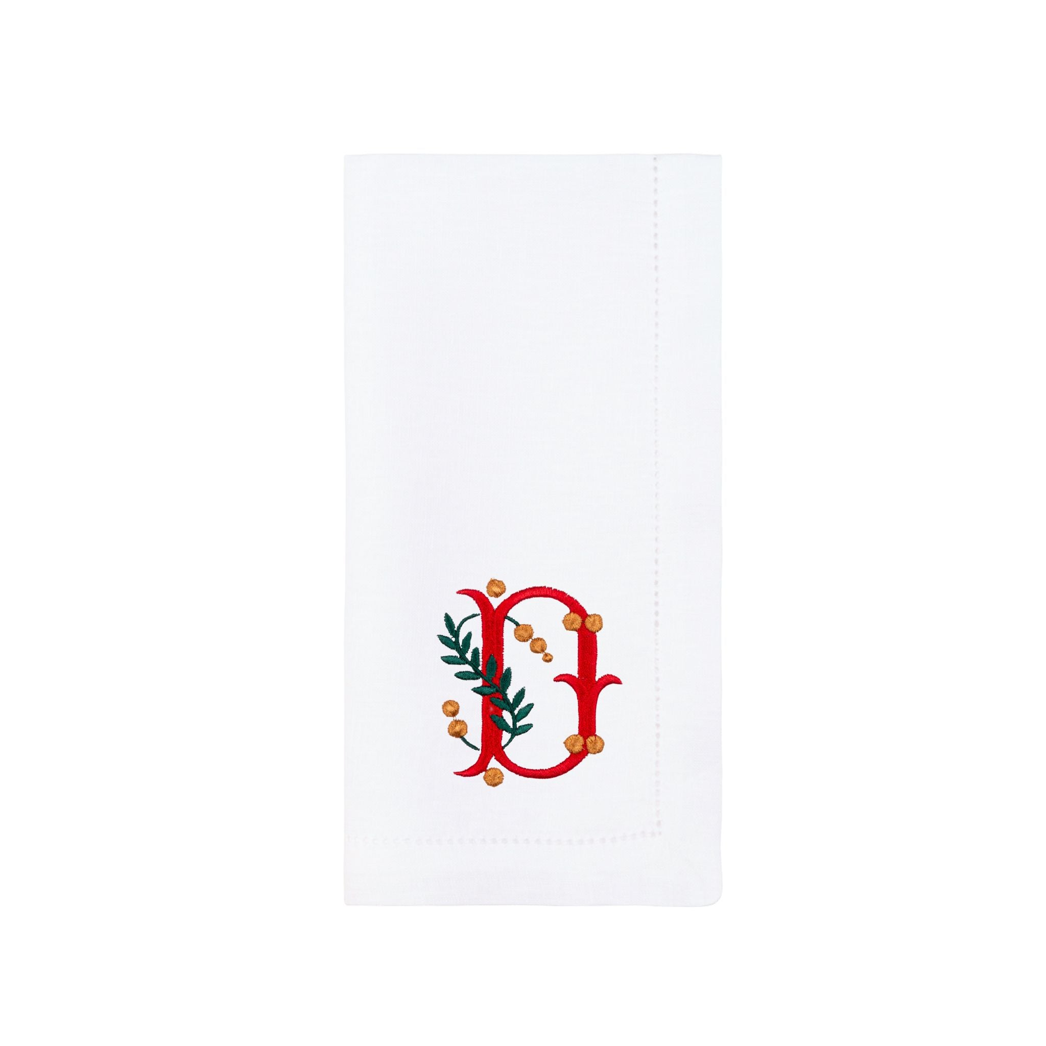 Mafra cotton letter embroidery napkins - Torres Novas