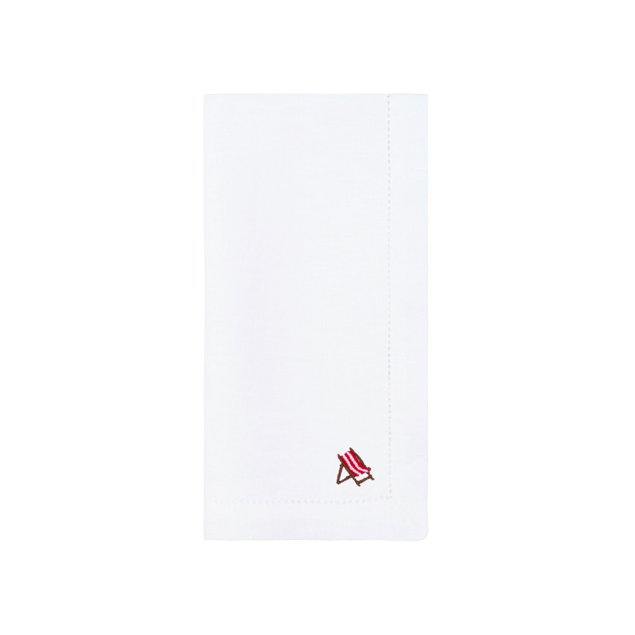 Mafra linen Napkins with summer embroidery - Torres Novas
