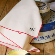 Ecru Nazaré napkins with farm embroidery - Torres Novas
