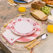 Ecru Nazaré napkins with fruit embroidery - Torres Novas