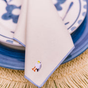 Ecru Nazaré napkins with summer embroidery - Torres Novas