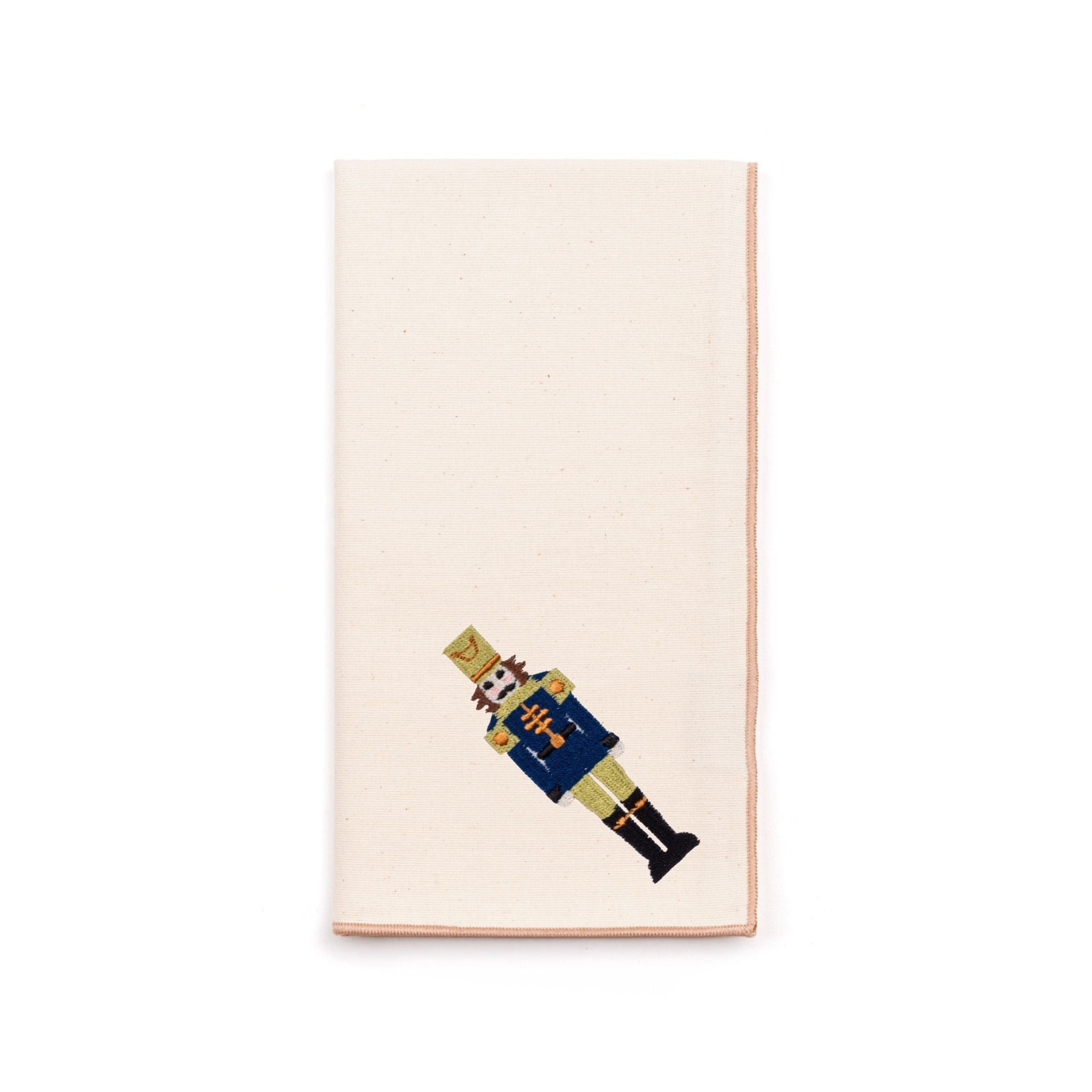 Ecru Nazaré napkins with christmas embroidery - Torres Novas